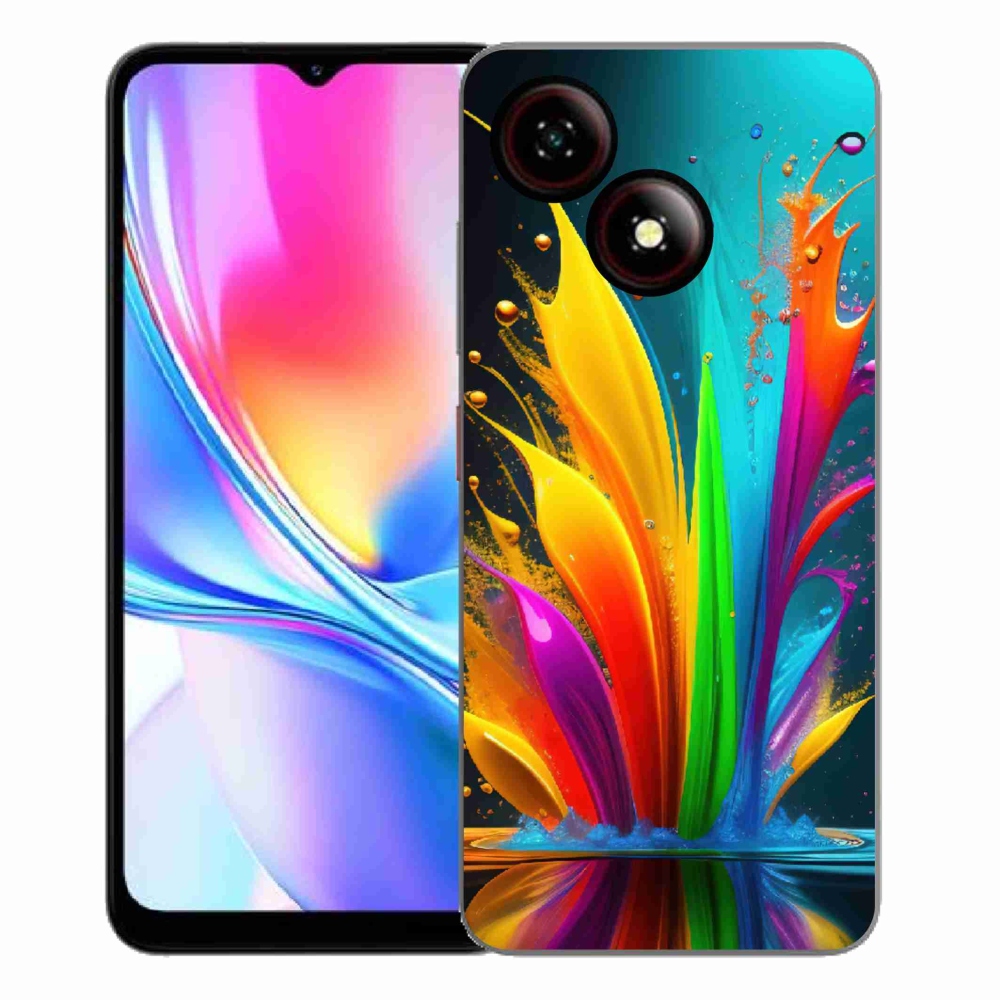 Gelový kryt mmCase na ZTE Blade A35E - abstraktní motiv 1