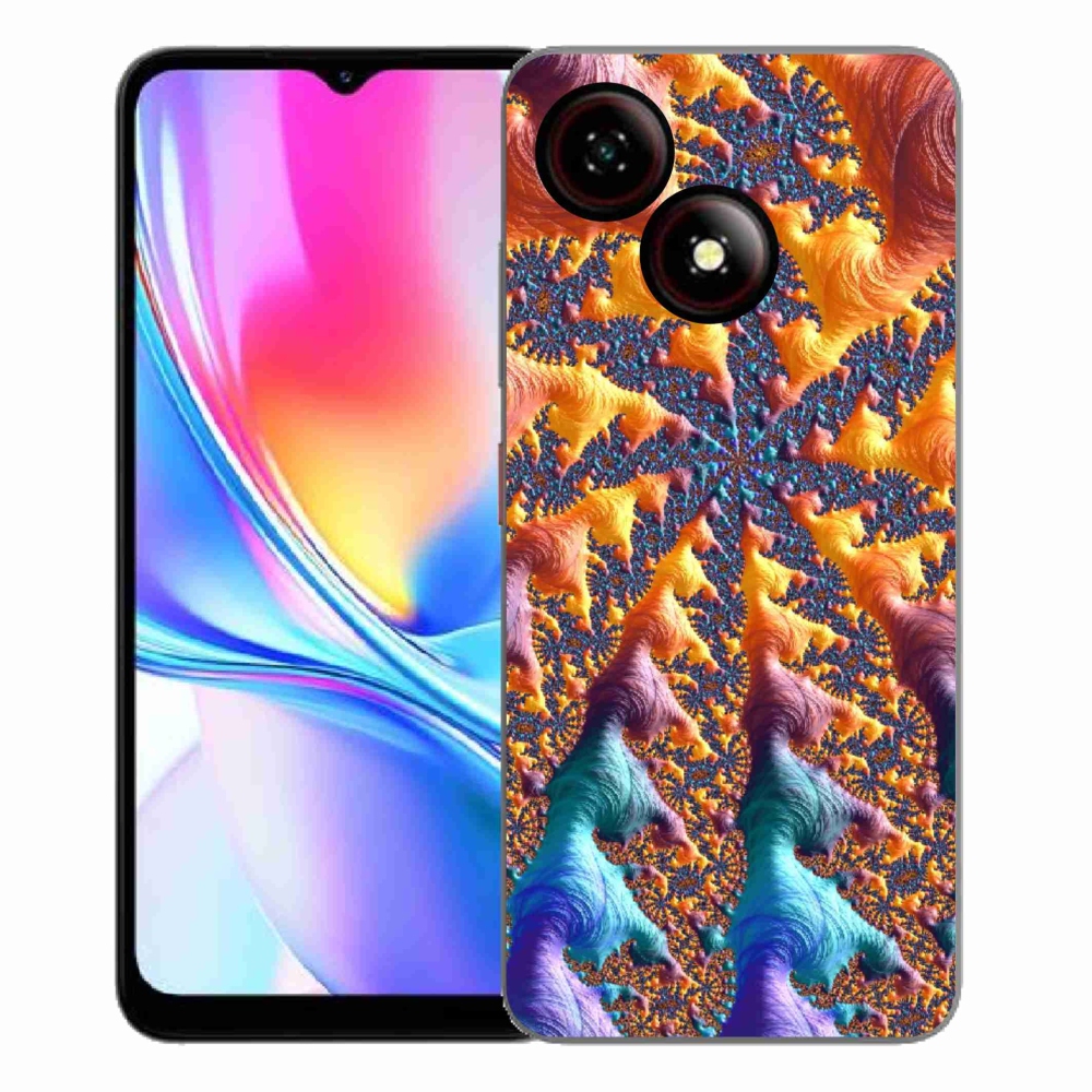 Gelový kryt mmCase na ZTE Blade A35E - abstraktní motiv 23