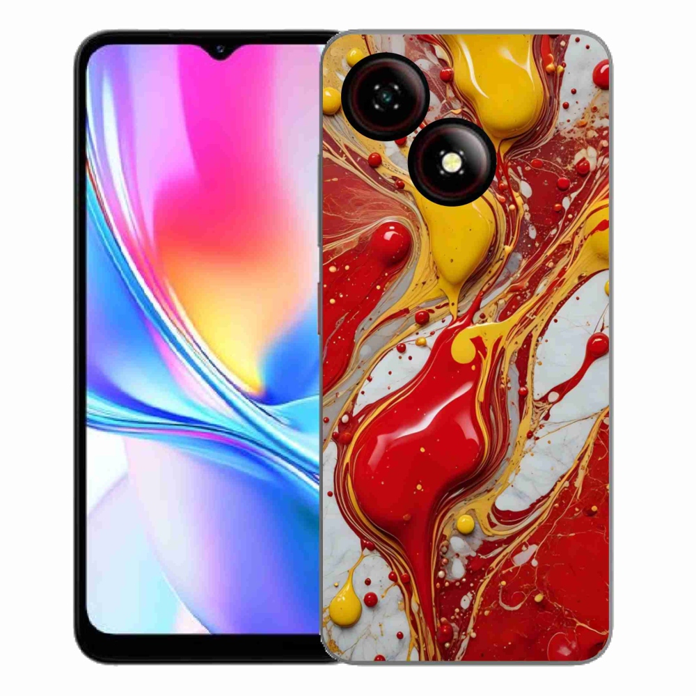Gelový kryt mmCase na ZTE Blade A35E - abstraktní motiv 42