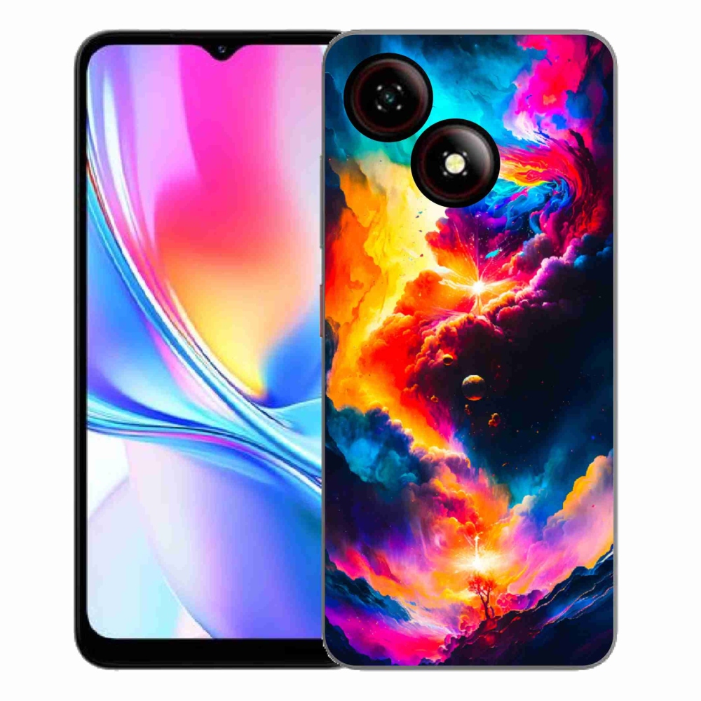 Gelový kryt mmCase na ZTE Blade A35E - abstraktní motiv