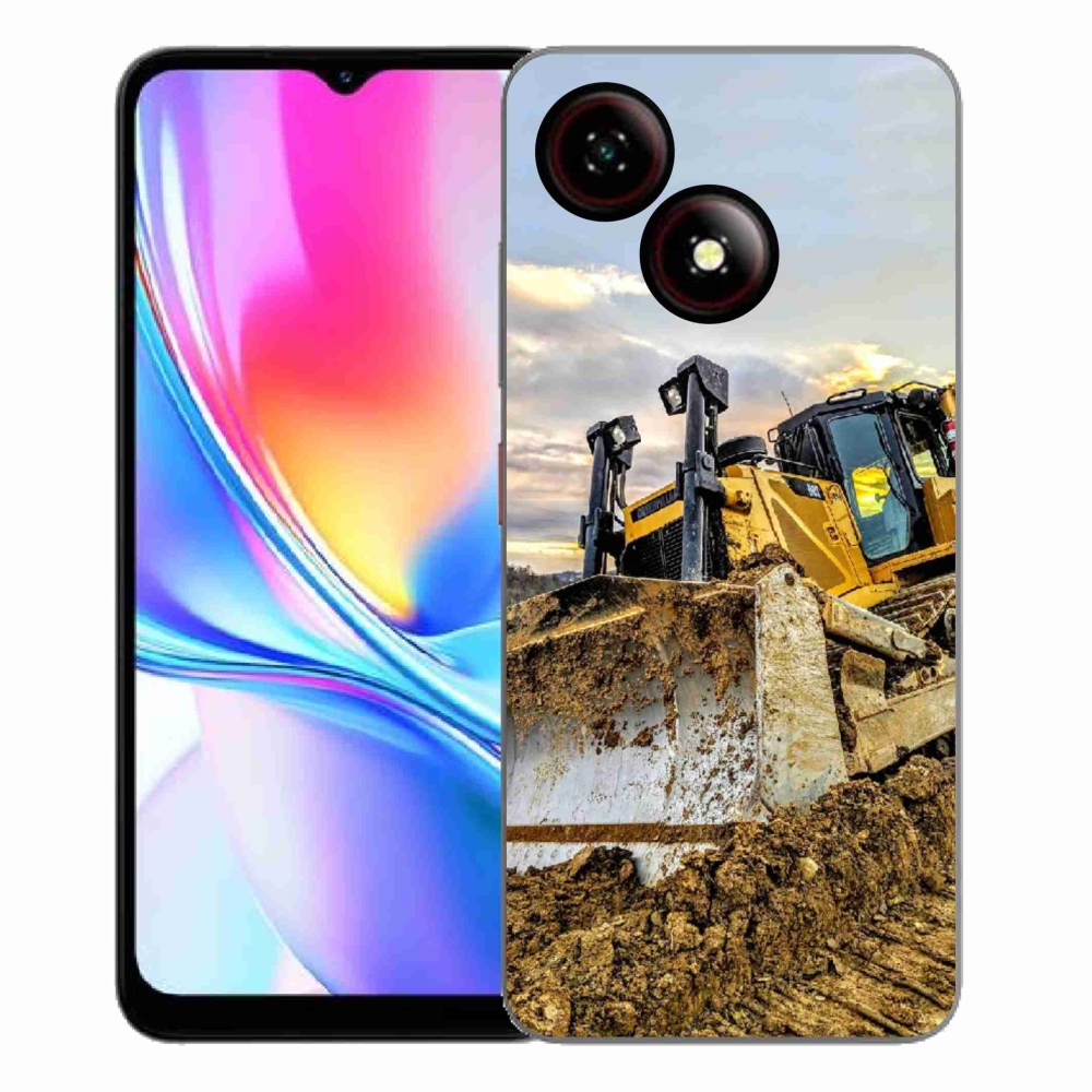 Gelový kryt mmCase na ZTE Blade A35E - bagr
