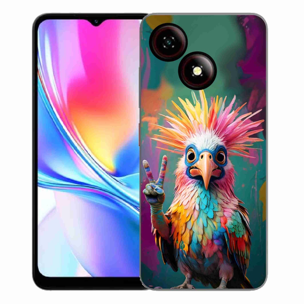 Gelový kryt mmCase na ZTE Blade A35E - barevný rebel