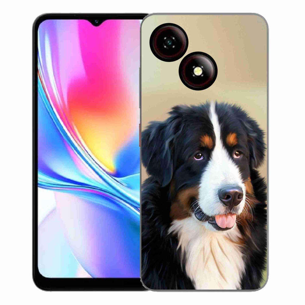 Gelový kryt mmCase na ZTE Blade A35E - bernský salašnický pes