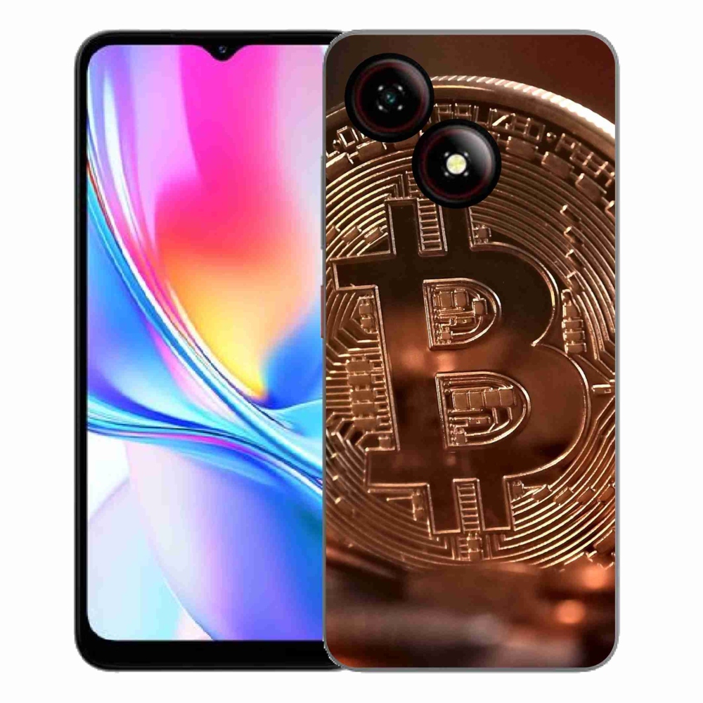 Gelový kryt mmCase na ZTE Blade A35E - bitcoin