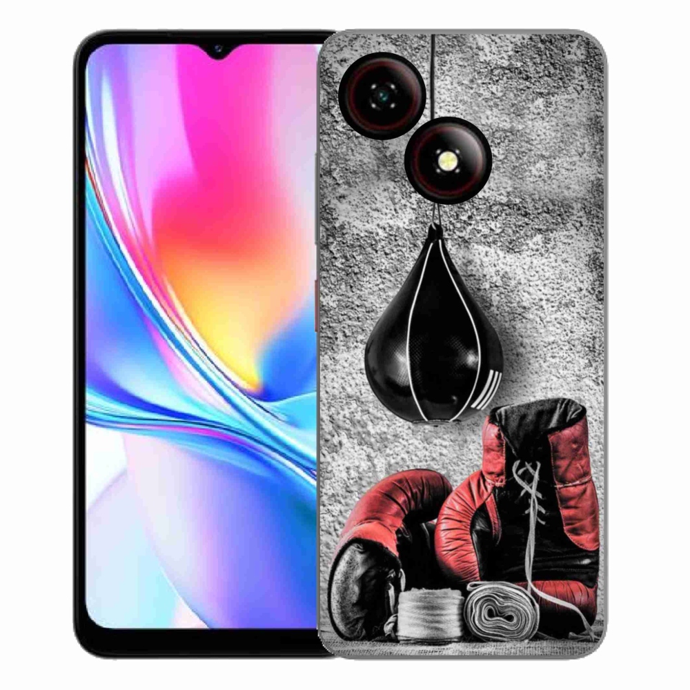 Gelový kryt mmCase na ZTE Blade A35E - boxovací pytel a rukavice