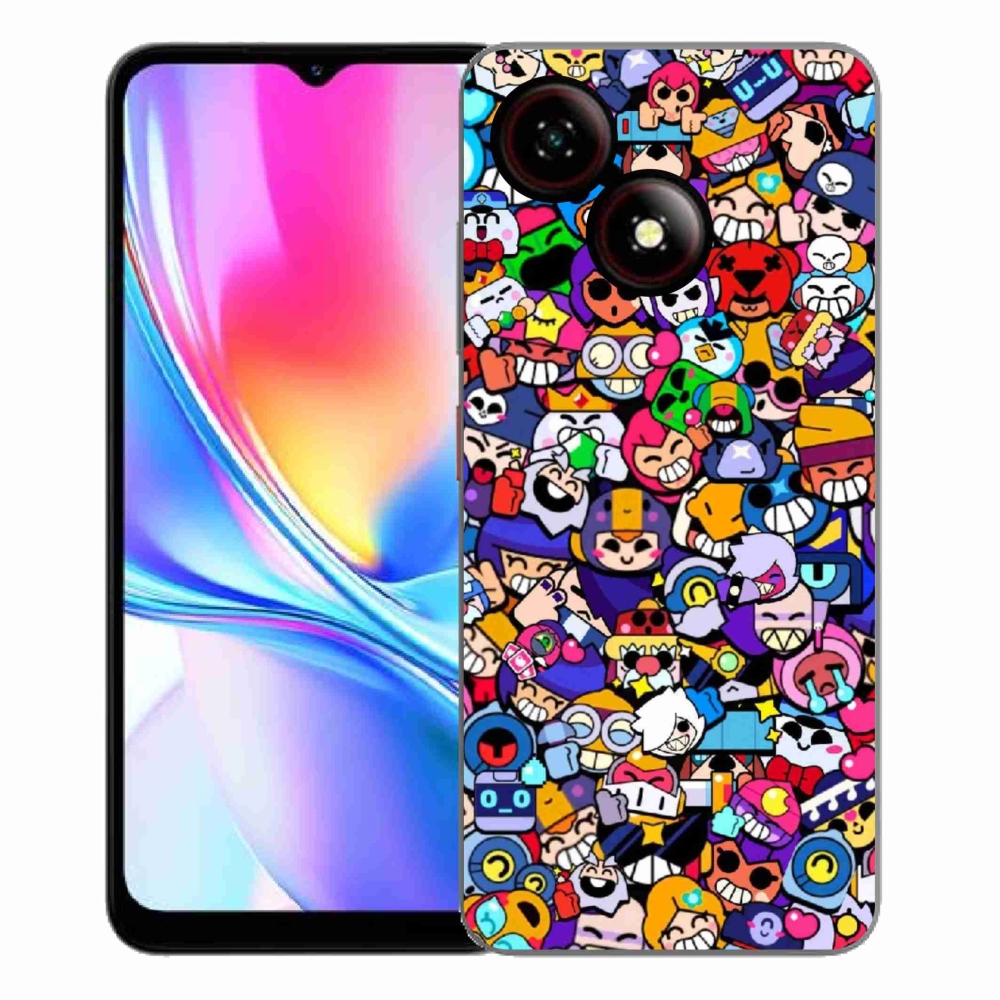 Gelový kryt mmCase na ZTE Blade A35E - brawl stars 2
