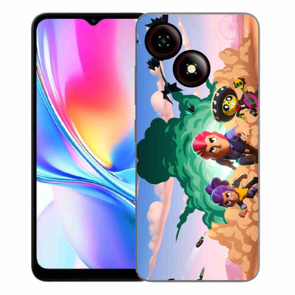 Gelový kryt mmCase na ZTE Blade A35E - brawl stars