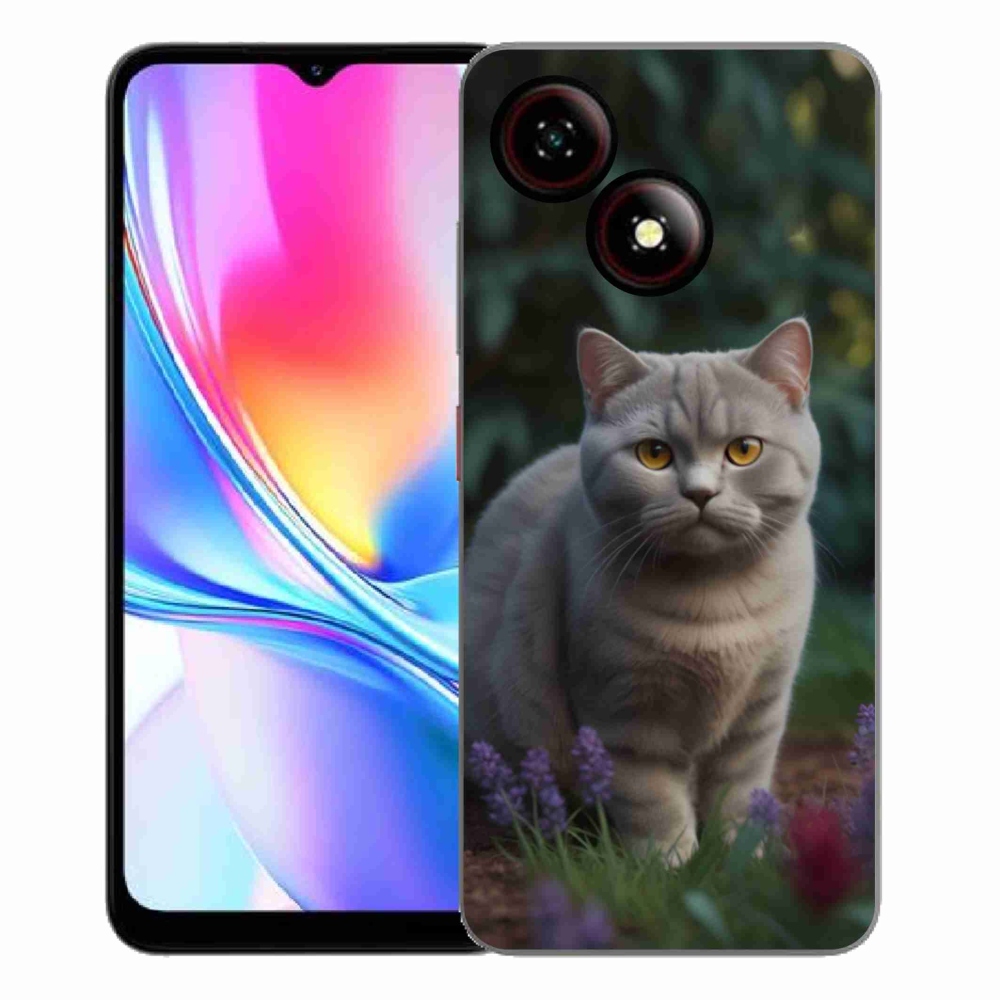 Gelový kryt mmCase na ZTE Blade A35E - britská kočka