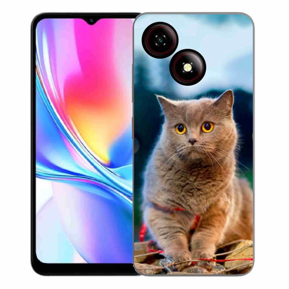 Gelový kryt mmCase na ZTE Blade A35E - britská modrá 2