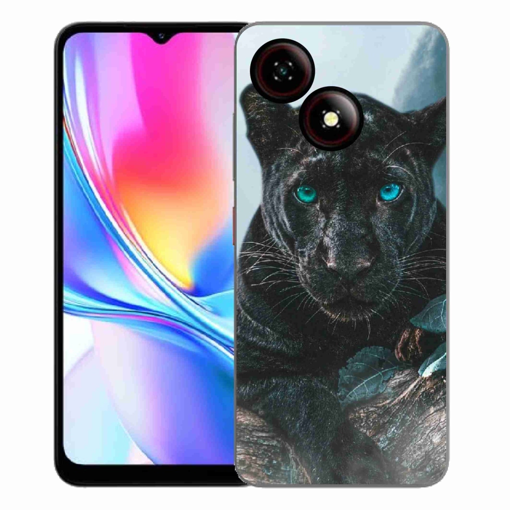 Gelový kryt mmCase na ZTE Blade A35E - černý panter