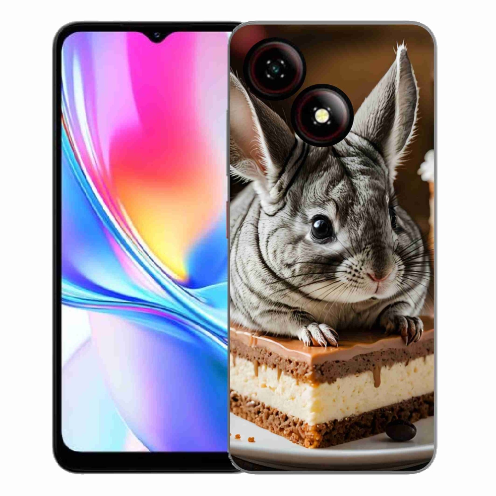 Gelový kryt mmCase na ZTE Blade A35E - činčila
