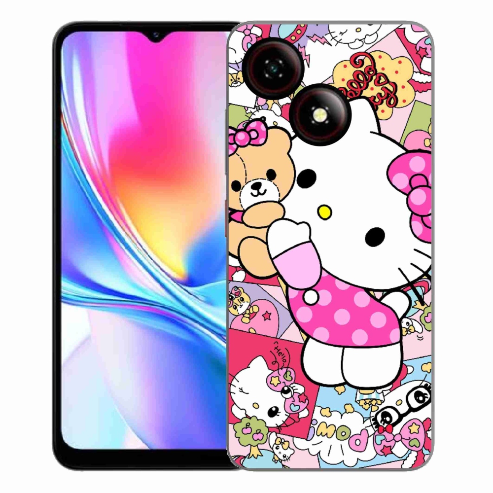Gelový kryt mmCase na ZTE Blade A35E - cute kitty