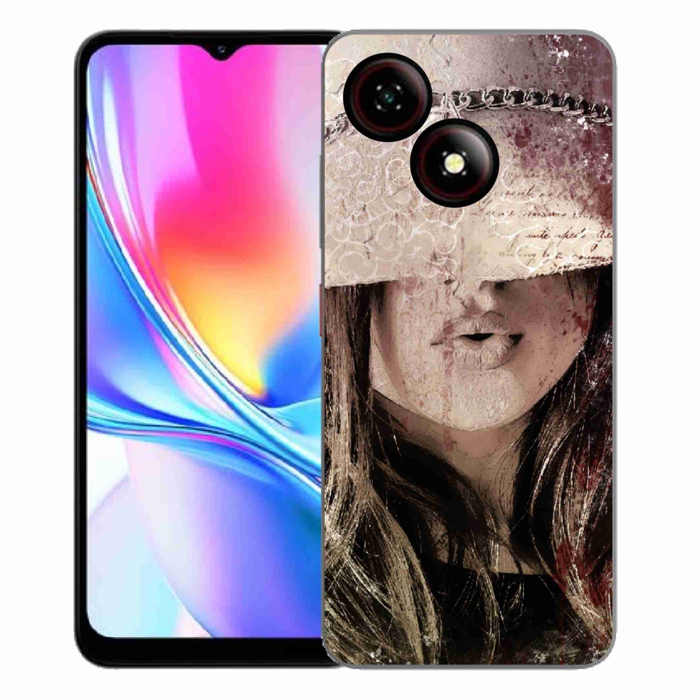 Gelový kryt mmCase na ZTE Blade A35E - dívka