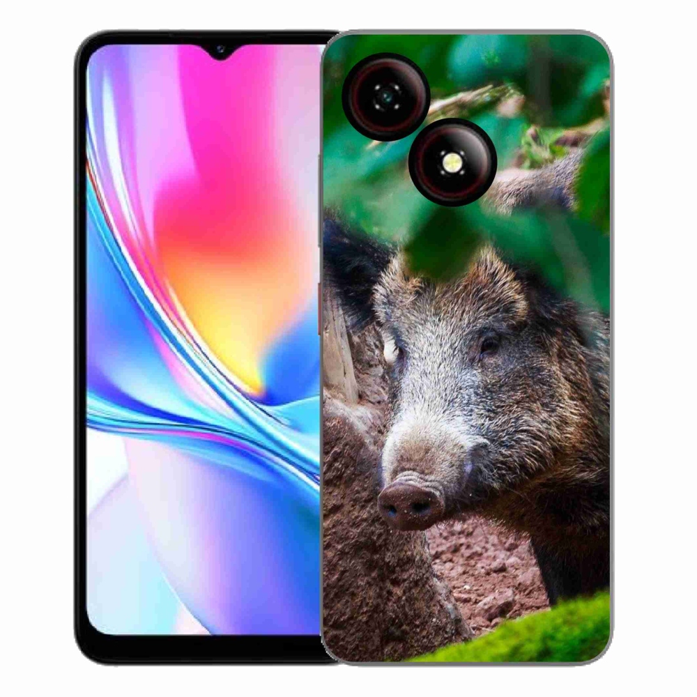 Gelový kryt mmCase na ZTE Blade A35E - divoké prase
