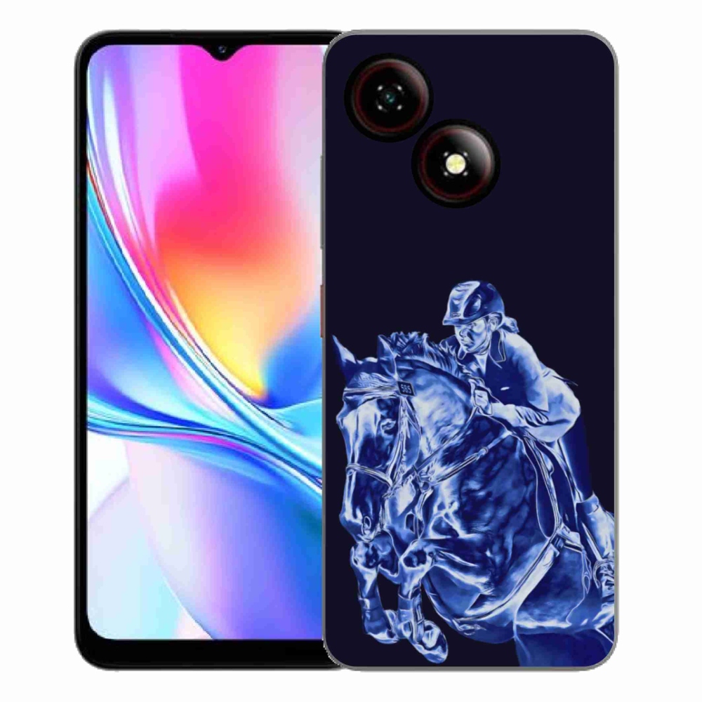 Gelový kryt mmCase na ZTE Blade A35E - dostihový kůň