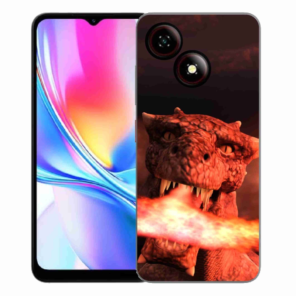 Gelový kryt mmCase na ZTE Blade A35E - drak