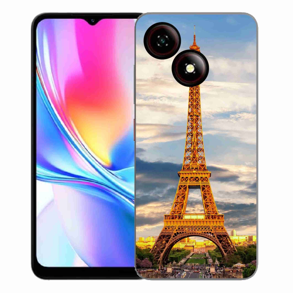Gelový kryt mmCase na ZTE Blade A35E - eiffelova věž 3