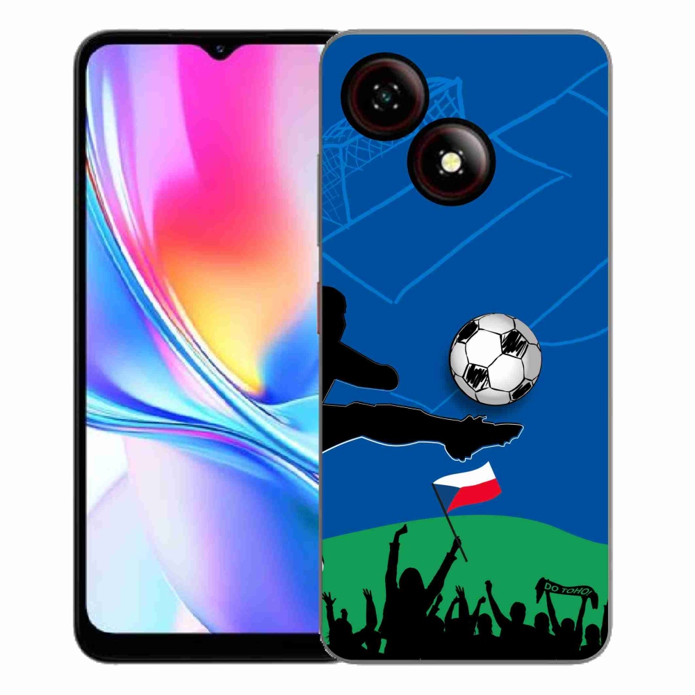 Gelový kryt mmCase na ZTE Blade A35E - fanoušci fotbalu