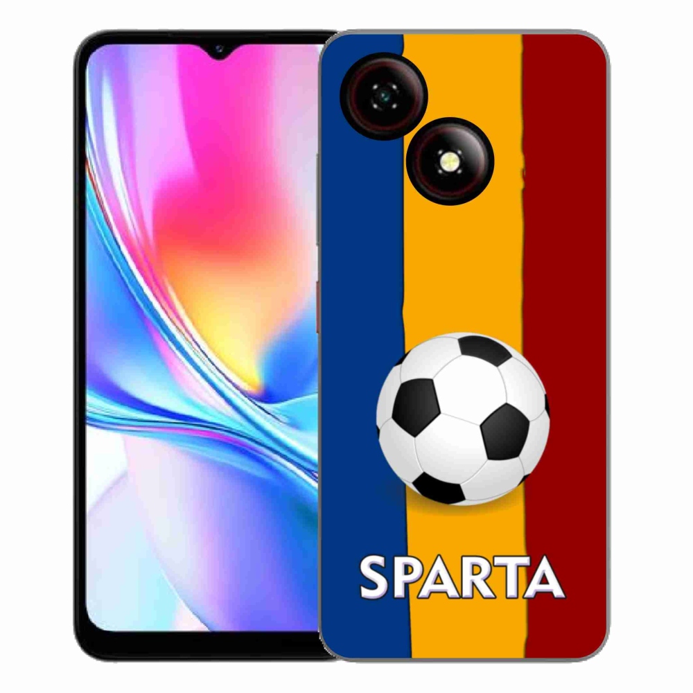 Gelový kryt mmCase na ZTE Blade A35E - fotbal 1