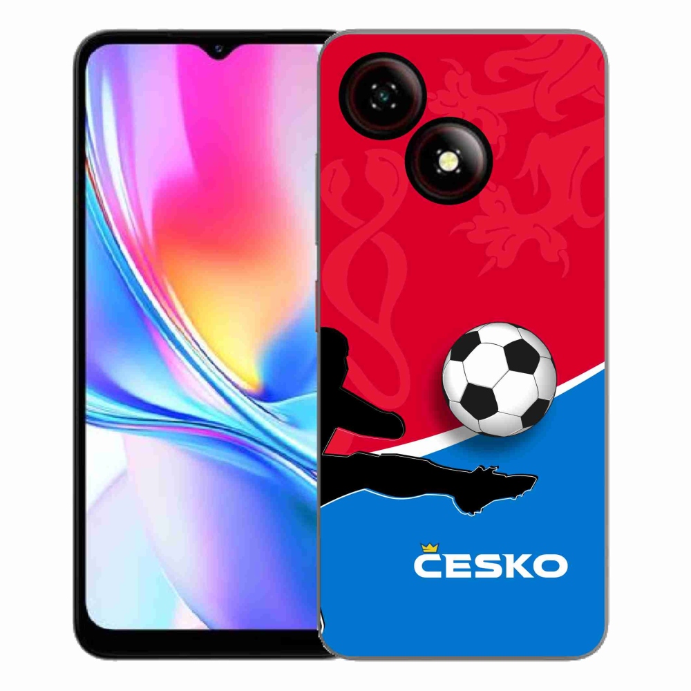 Gelový kryt mmCase na ZTE Blade A35E - fotbal Česko 2