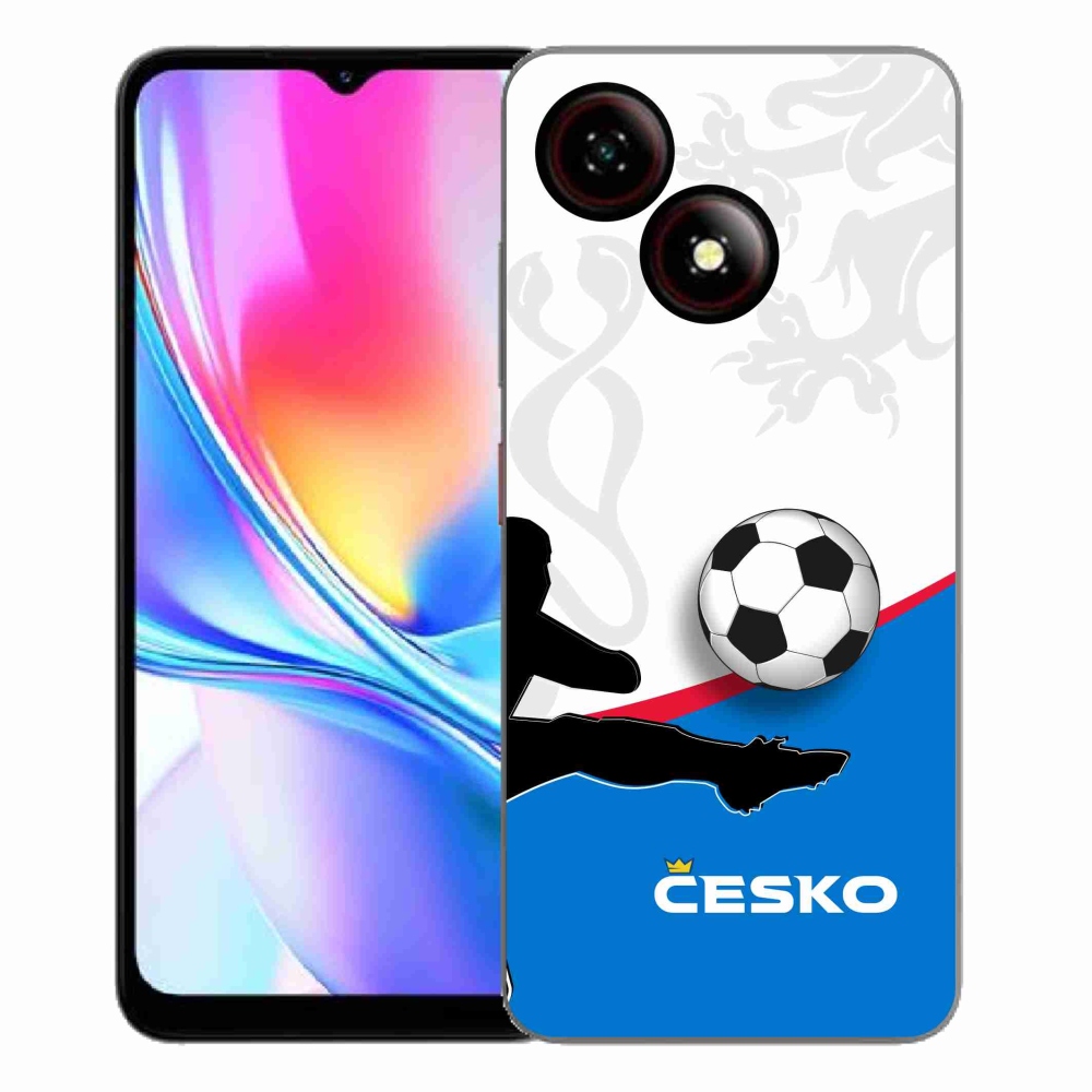 Gelový kryt mmCase na ZTE Blade A35E - fotbal Česko 3