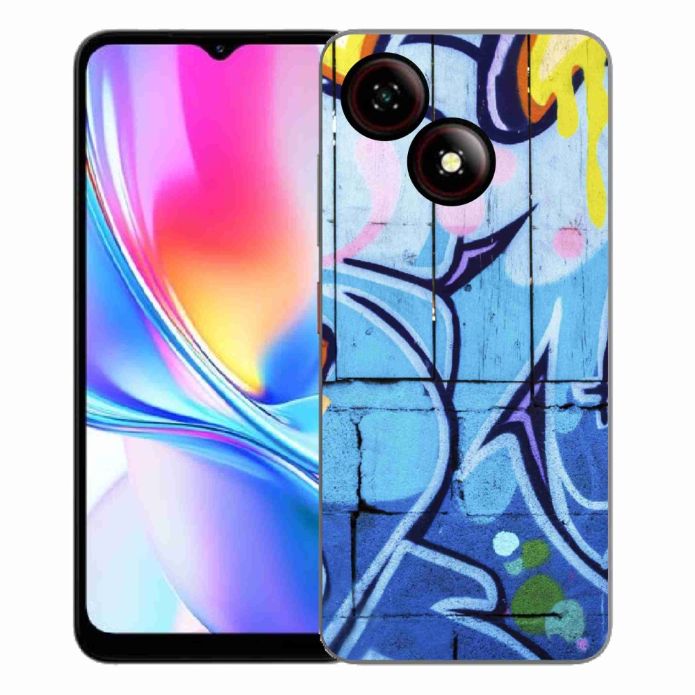 Gelový kryt mmCase na ZTE Blade A35E - graffiti