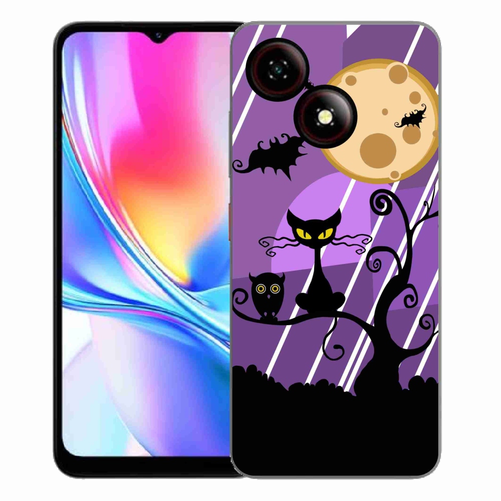 Gelový kryt mmCase na ZTE Blade A35E - halloween