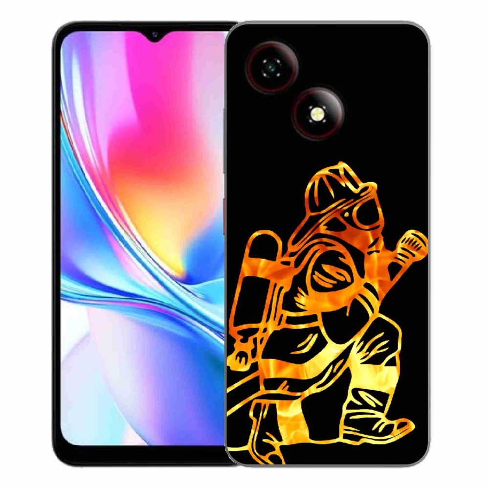 Gelový kryt mmCase na ZTE Blade A35E - hasič 1