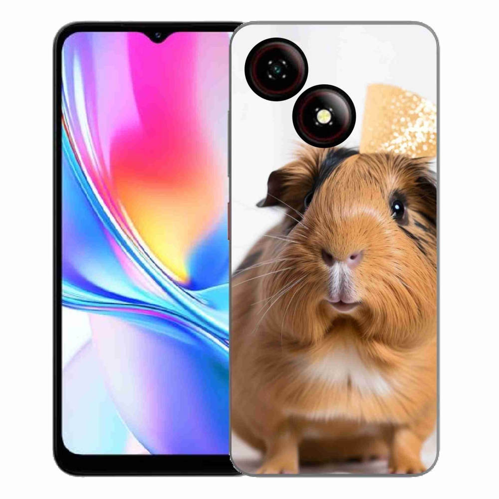 Gelový kryt mmCase na ZTE Blade A35E - hnědé morče