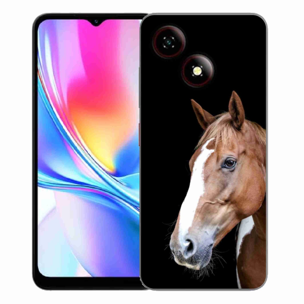 Gelový kryt mmCase na ZTE Blade A35E - hnědý kůň 3