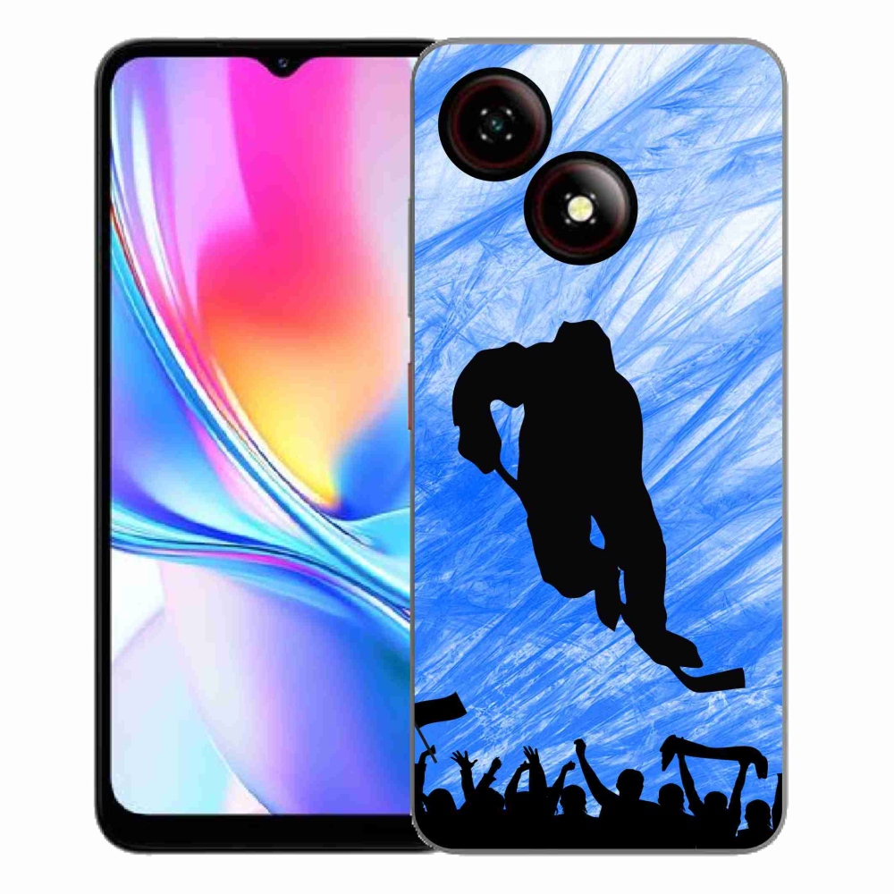Gelový kryt mmCase na ZTE Blade A35E - hokejový hráč