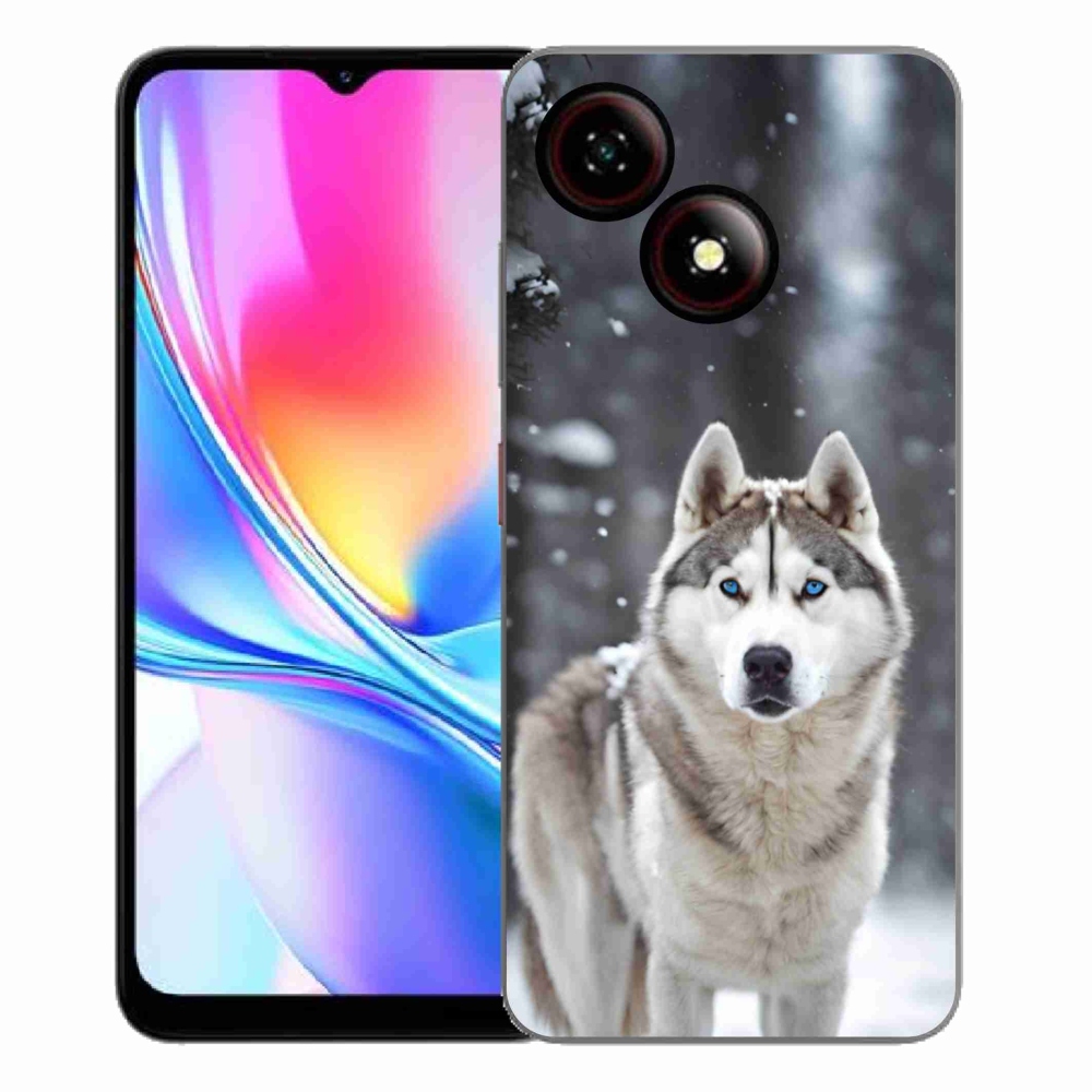 Gelový kryt mmCase na ZTE Blade A35E - husky 2