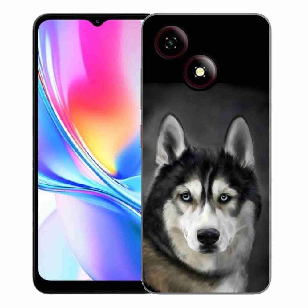 Gelový kryt mmCase na ZTE Blade A35E - husky