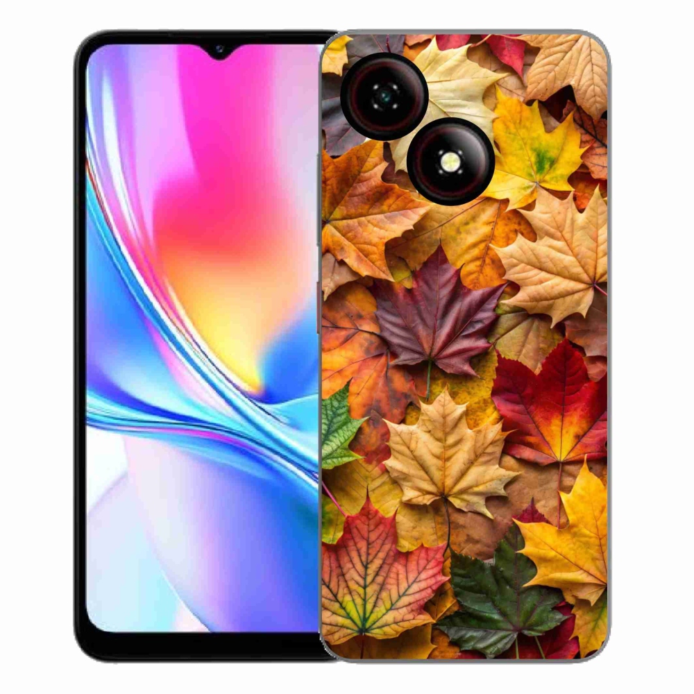 Gelový kryt mmCase na ZTE Blade A35E - javorové listy 2