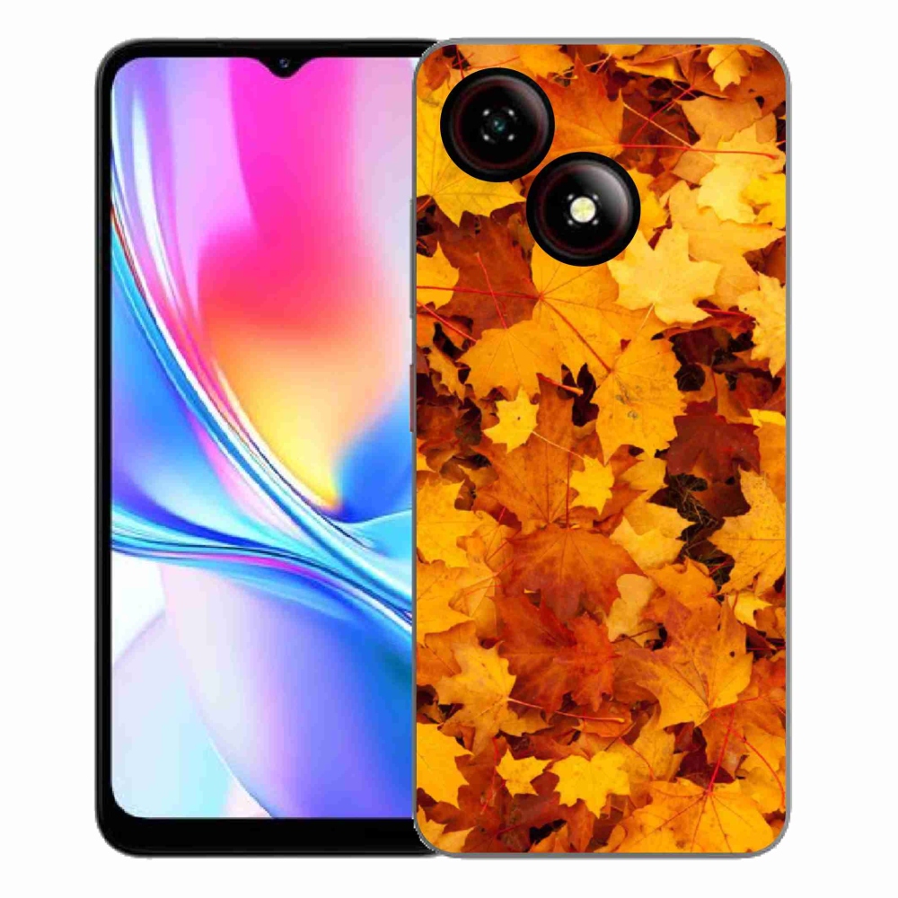Gelový kryt mmCase na ZTE Blade A35E - javorové listy