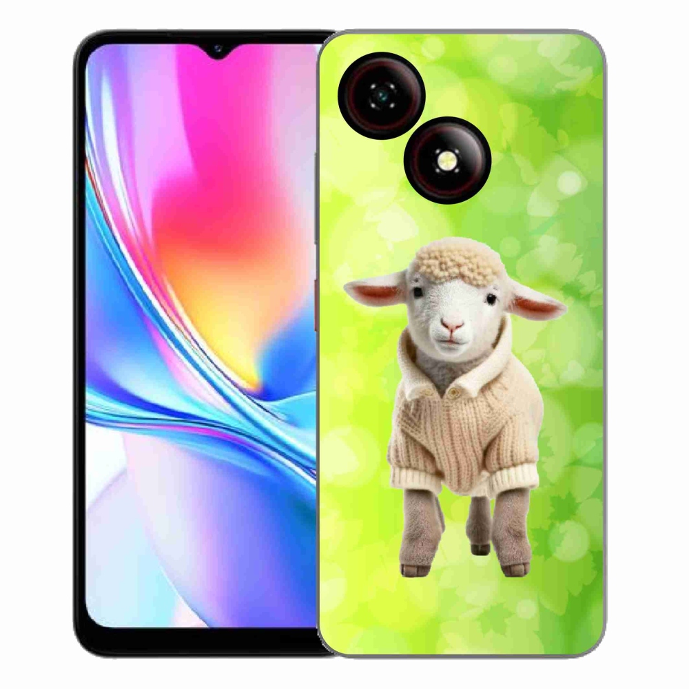 Gelový kryt mmCase na ZTE Blade A35E - jehně ve svetru