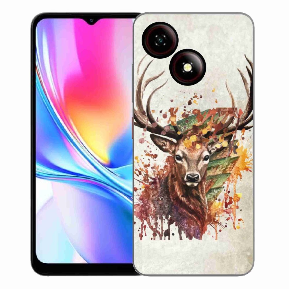 Gelový kryt mmCase na ZTE Blade A35E - jelen 1