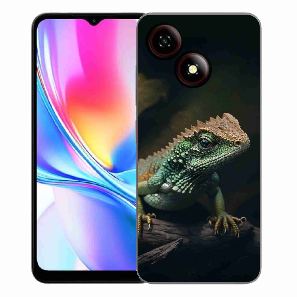 Gelový kryt mmCase na ZTE Blade A35E - ještěr