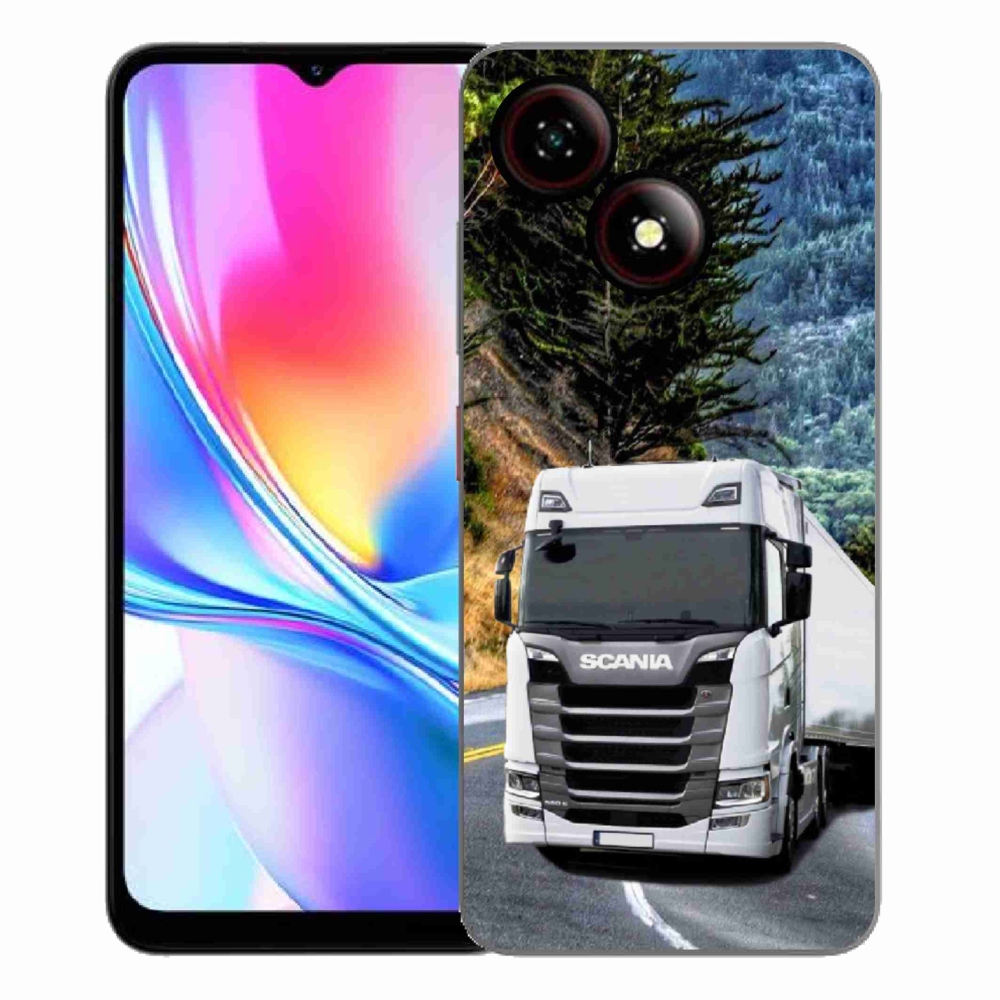 Gelový kryt mmCase na ZTE Blade A35E - kamion 1