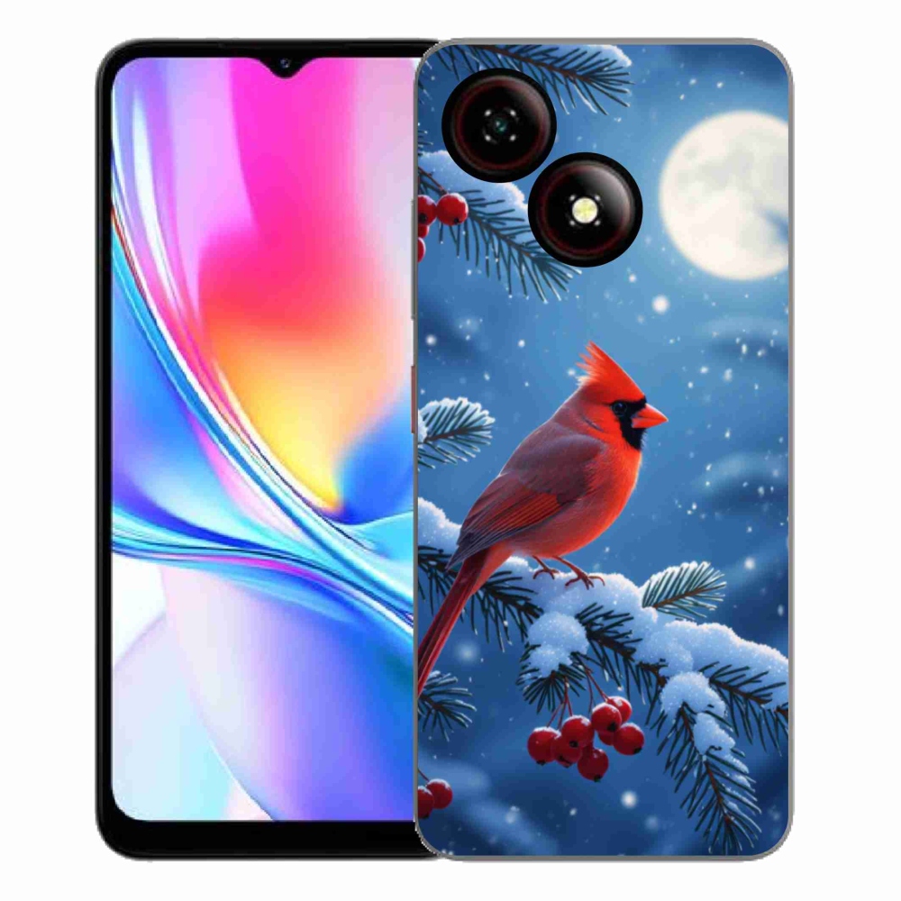 Gelový kryt mmCase na ZTE Blade A35E - kardinál červený