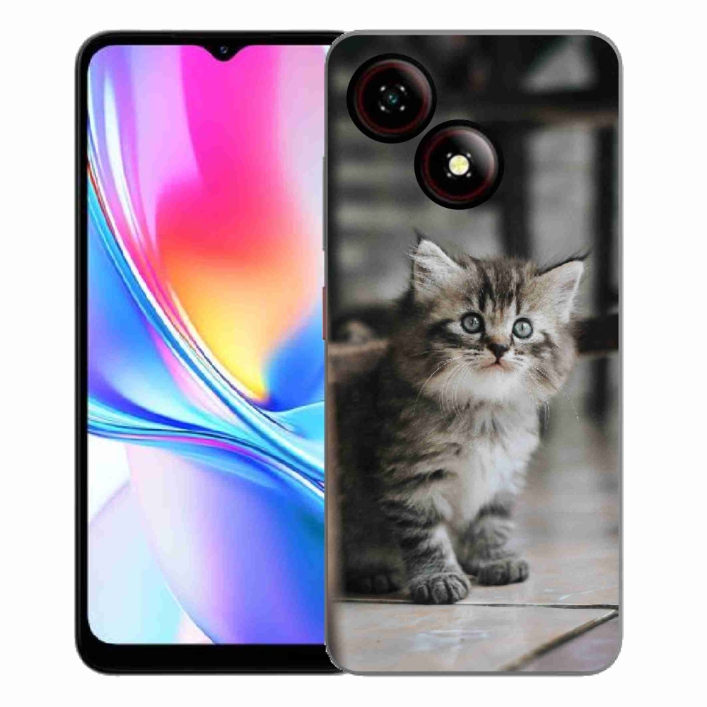 Gelový kryt mmCase na ZTE Blade A35E - koťátko