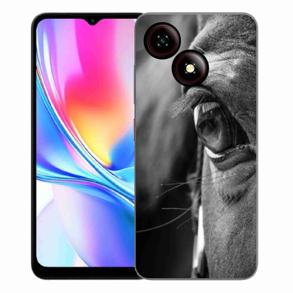 Gelový kryt mmCase na ZTE Blade A35E - koňský pohled