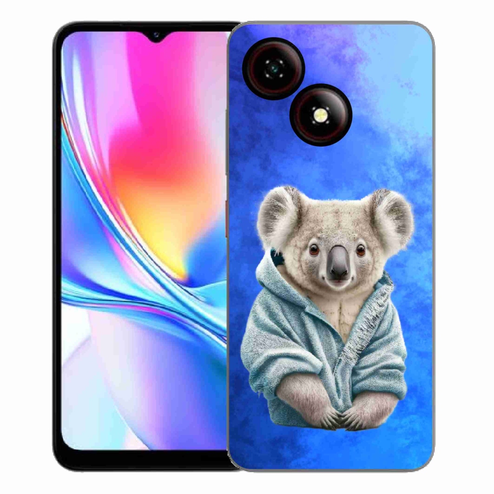 Gelový kryt mmCase na ZTE Blade A35E - koala ve svetru
