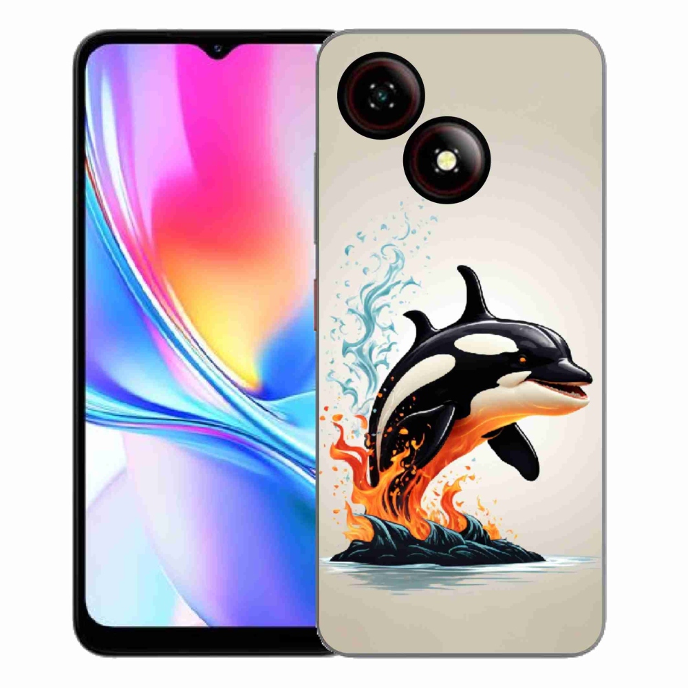 Gelový kryt mmCase na ZTE Blade A35E - kosatka