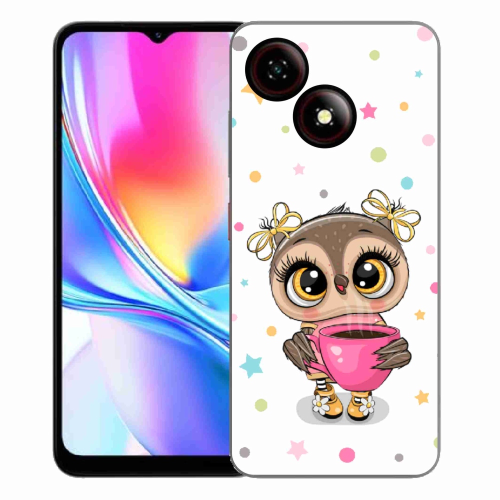 Gelový kryt mmCase na ZTE Blade A35E - kreslená sovička
