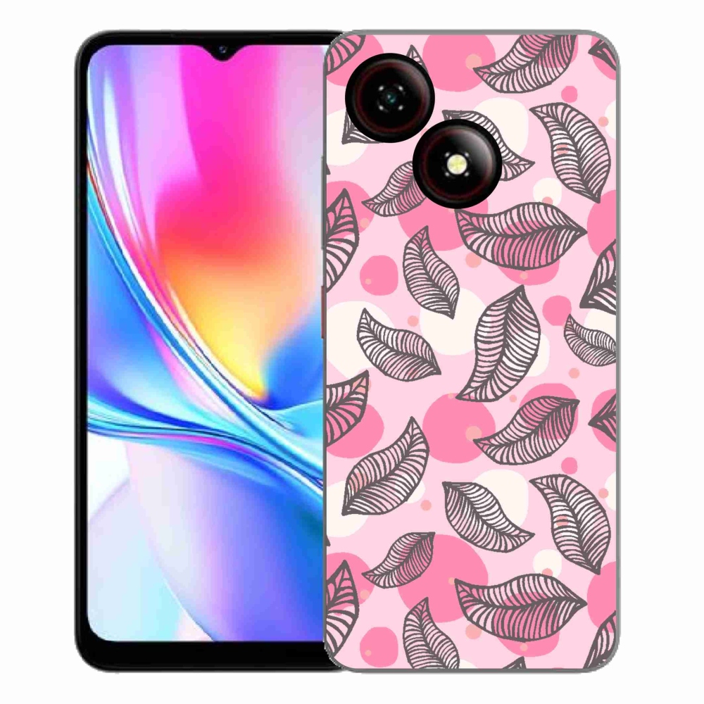 Gelový kryt mmCase na ZTE Blade A35E - kreslené padající listy