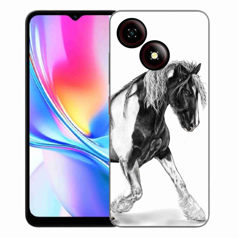 Gelový kryt mmCase na ZTE Blade A35E - kůň
