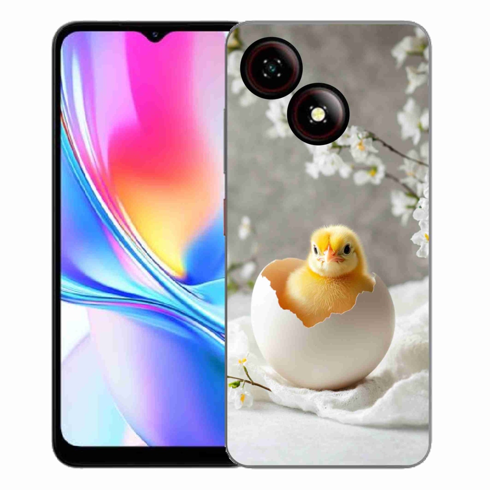 Gelový kryt mmCase na ZTE Blade A35E - kuřátko