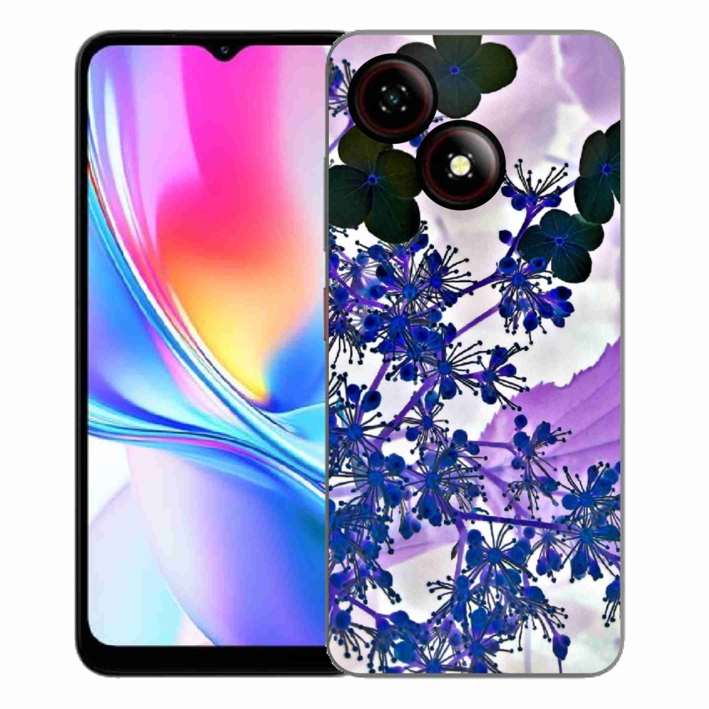 Gelový kryt mmCase na ZTE Blade A35E - květ hortenzie