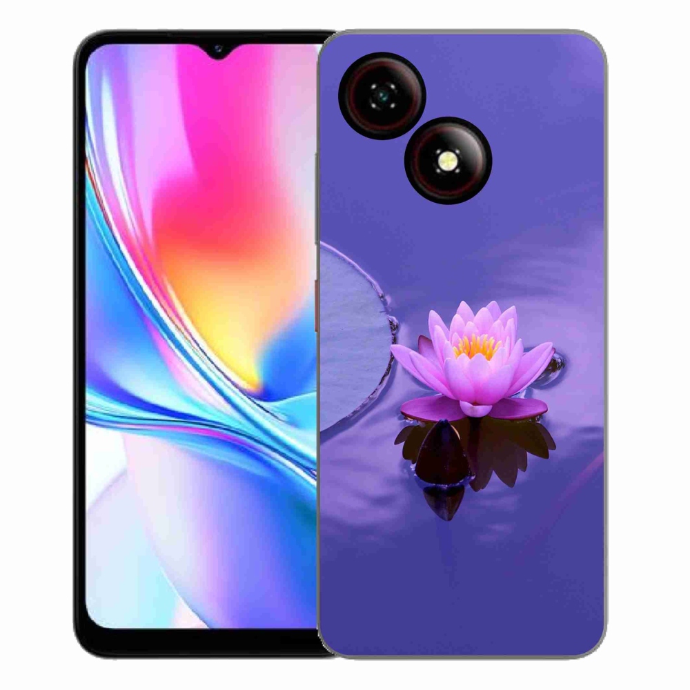 Gelový kryt mmCase na ZTE Blade A35E - květ na hladině